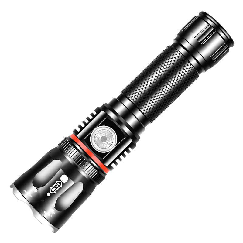 Illuminate Your Adventures with the T6 Telescopic Multifunctional Camping Flashlight